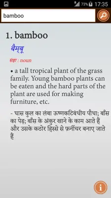 Hindi Dictionary android App screenshot 7